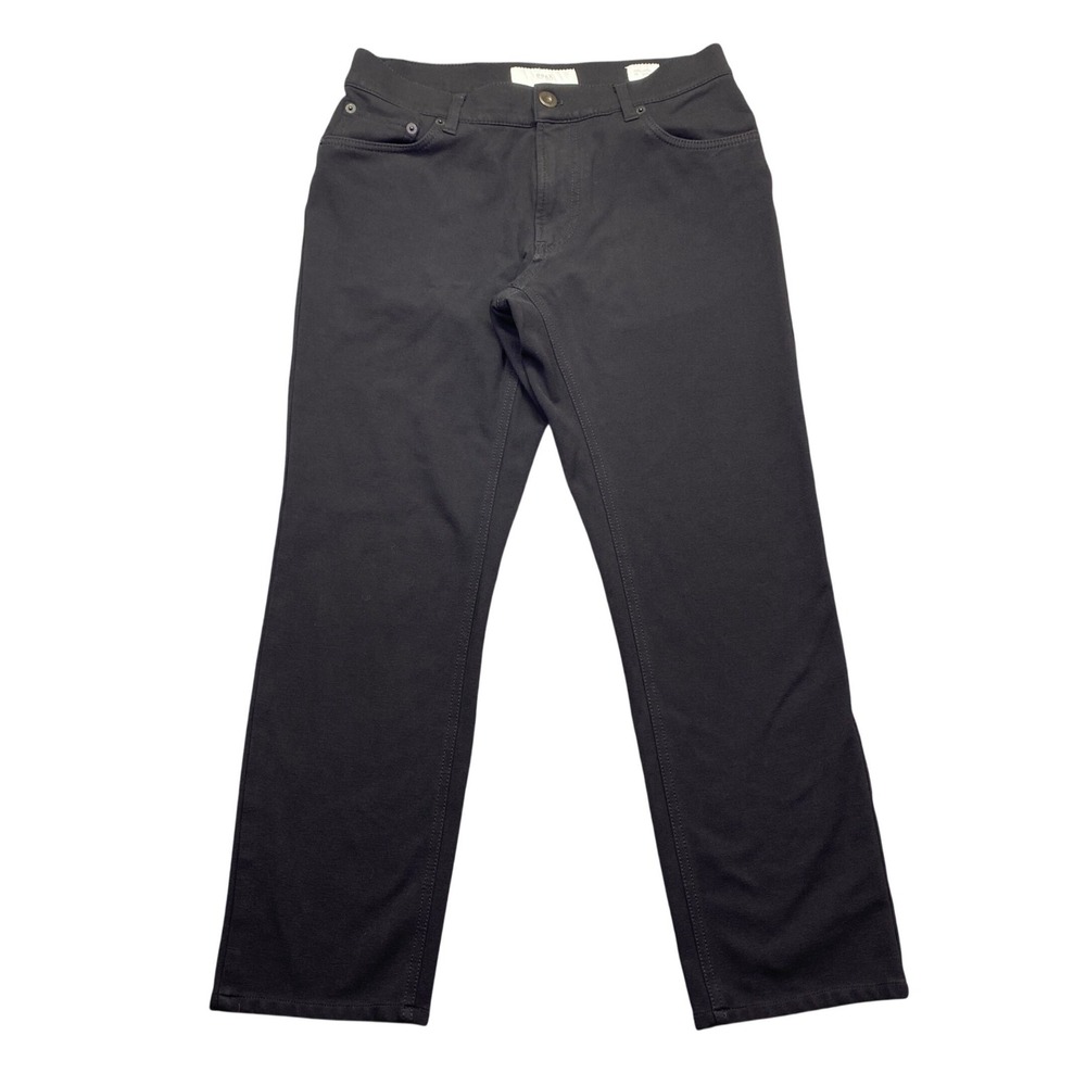 Brax Feel Good Mens Chuck Modern Fit Pants Black Sz 31 Stretch Viscose Preppy